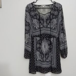 Black Pattern Dress